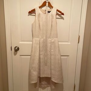 White House Black Market ivory dress size 0